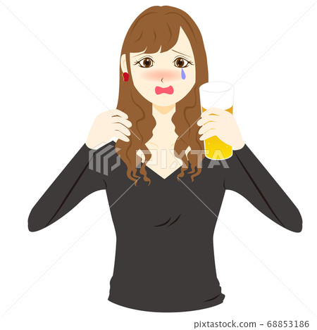喝醉的Ueto女人哭泣 68853186