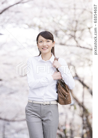 Cherry blossoms and new recruits Cherry blossoms and new recruits 68854607