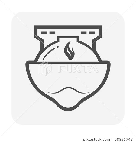 liquefied natural gas or LNG gas and gas tank on liquefied natural gas or LNG gas and gas tank on 68855748