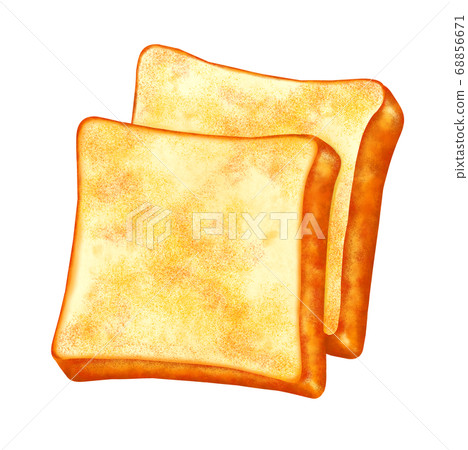 Toast (square bread) without main line 68856671