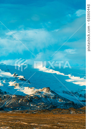 Incredible Icelandic landscapes. Snow-capped Incredible Icelandic landscapes. Snow-capped 68860448