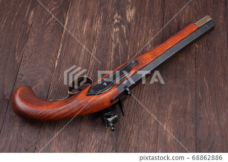 old retro flintlock pistol old retro flintlock pistol 68862886