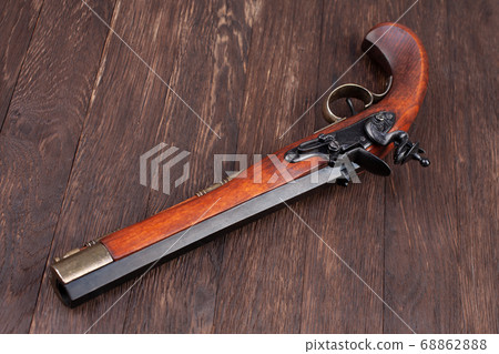 old retro flintlock pistol old retro flintlock pistol 68862888