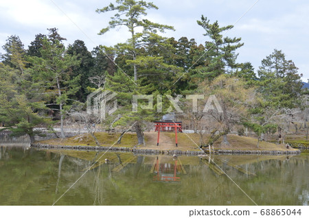 東大寺的“奇蹟池”（奈良縣奈良市長良町） 68865044