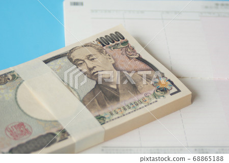 1 million yen banded cash and bankbook 1 million yen banded cash and bankbook 68865188