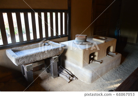 廚房/ Kamado（大分縣Kitsuki市Kitsuki Castle城堡/ Kitsuki的Nomi House，Kitadai武士的Houses） 68867053