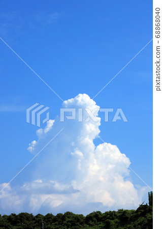 滋賀縣米原市伊吹岐山的風景，夏日的天空，伊吹岐山[八月] 68868040