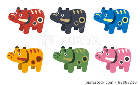 Colorful red bean illustration material 68868210