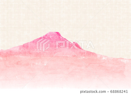 富士山水彩日本圖案背景 富士山水彩日本圖案背景 68868241