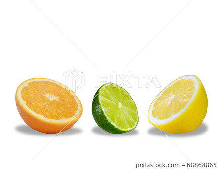3 types of citrus orange lime lemon 3 types of citrus orange lime lemon 68868865