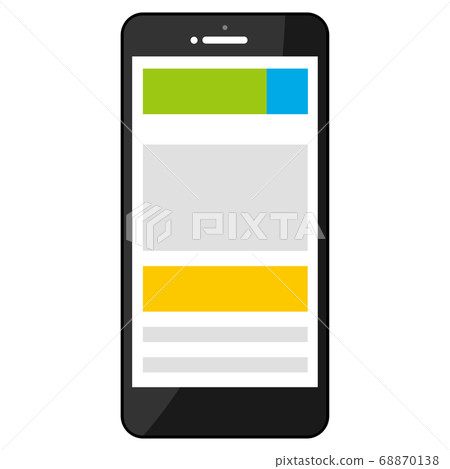 Illustration of smartphone/smartphone 68870138