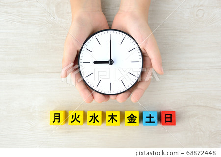 Image of schedule/schedule for one week Image of schedule/schedule for one week 68872448