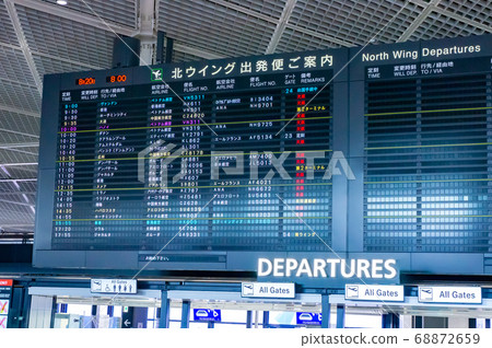 Narita Airport in the morning of Corona Narita Airport in the morning of Corona 68872659