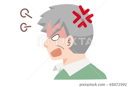 中年男子麵部表情圖 中年男子麵部表情圖 68872992