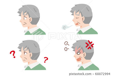 中年男子麵部表情圖 68872994