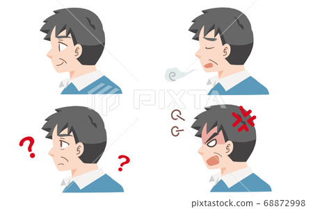 中年男子麵部表情圖 68872998
