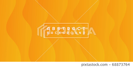 Overlap layer fluid wave shape design yellow color 68873764