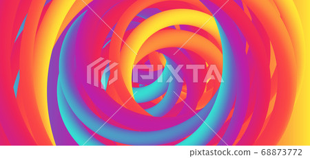 Colorful background rainbow design swirl curve 68873772