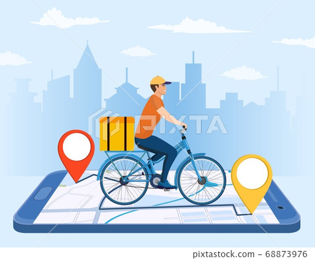 Online delivery service concept, Online delivery service concept, 68873976