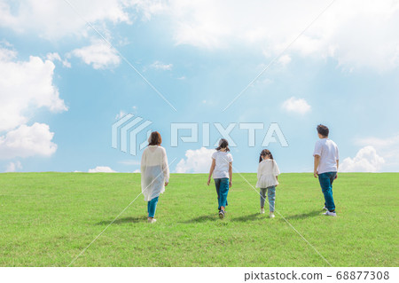 Family image Walking backwards Family image Walking backwards 68877308