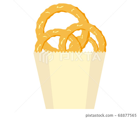 Vector illustration of onion ring 68877565