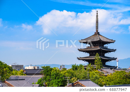《京都府》八坂塔/夏空 68877947