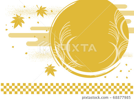 秋月日式背景素材 秋月日式背景素材 68877985