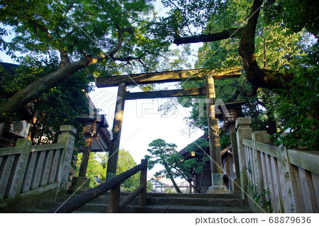 橫濱伊勢山天皇大神牌坊神奈川縣橫濱市西區宮崎町新的背道,石階(岡岡神社) 橫濱伊勢山天皇大神牌坊神奈川縣橫濱市西區宮崎町新的背道,石階(岡岡神社) 68879636
