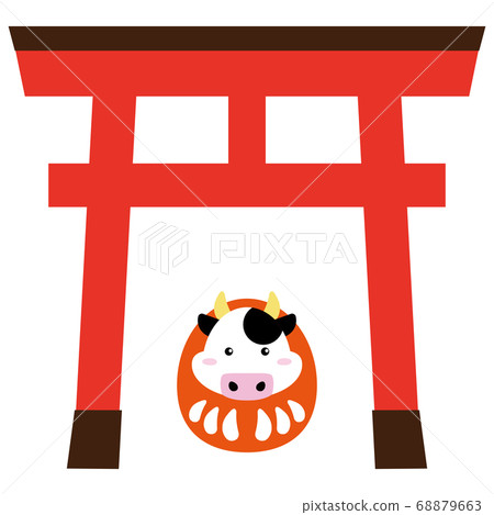 母牛03_12（佛法，穿過鳥居的母牛） 68879663