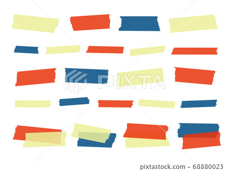 夏季復古節日可愛流行普通紙膠帶 68880023