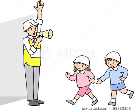 training evacuation drill clipart