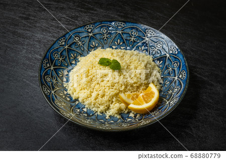 North African Cuisine Couscous Boiled chickpeas with couscous North African Cuisine Couscous Boiled chickpeas with couscous 68880779