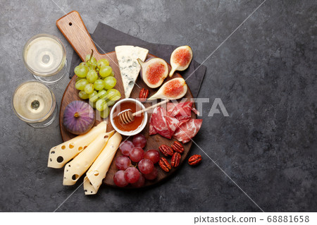 Antipasto plate. Appetizer board 68881658