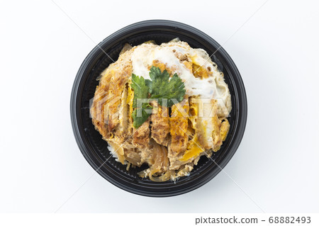 Pork cutlet on rice  68882493
