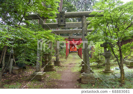 Japanese Temple Okada Inari Torii 68883081