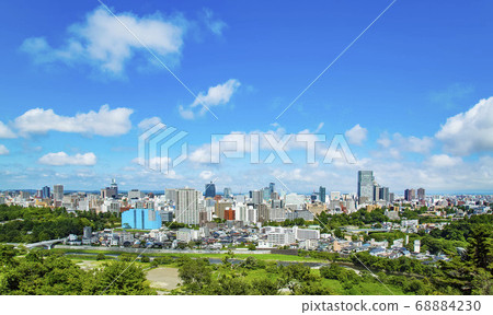仙台市風景,馬術前正像雕像,青葉城遺址 仙台市風景,馬術前正像雕像,青葉城遺址 68884230