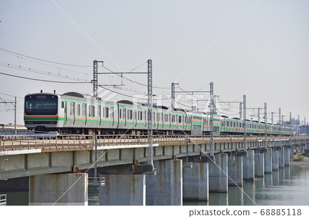 Tokaido Main Line Chigasaki-Hiratsuka JR East Japan E231 series 1000 series K-21 formation (Koufutsu) 68885118