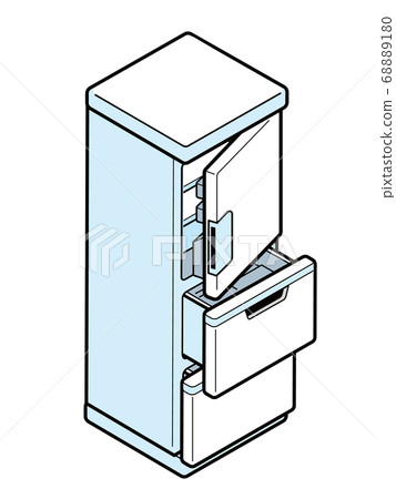 半開門冰箱 68889180