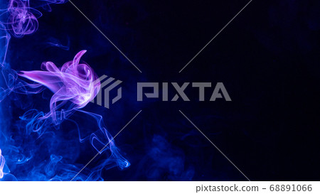 Smoke blue red purple color background halloween smoke background smoke けむり バック 68891066
