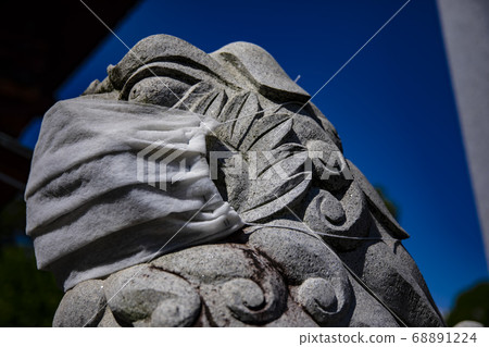 戴著口罩的守護犬，目黑不動生，aki前寺[特寫] 68891224