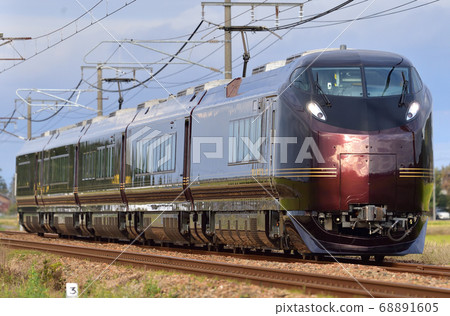 Shin-etsu Main Line Mitsuke-obi woven JR East E655 Series (Oku) Nagomi 68891605