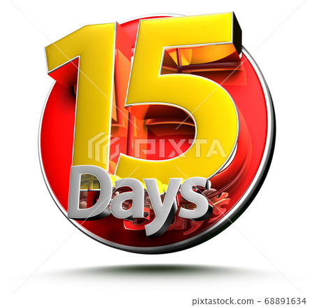 15 days 3d. 15 days 3d. 68891634