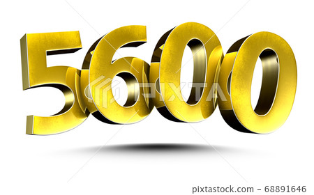 number 5600 3d. 68891646