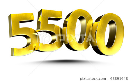 number 5500 3d. 68891648