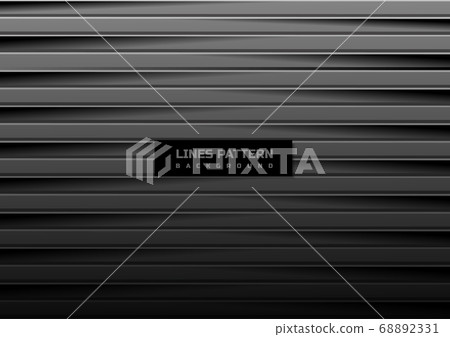 Abstract horizontal black and gray lines with - Stock Illustration ...