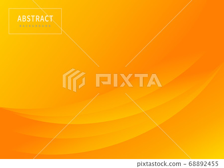 Abstract yellow and orange elegant curve - Stock Illustration [68892455 ...