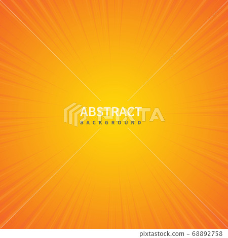 Abstract yellow background with sunburst. 68892758