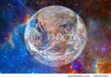 Earth. Solar system. Elements of this image furnished by NASA 68892906