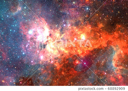 Outer space art. Starfield. Elements of this image furnished by NASA Outer space art. Starfield. Elements of this image furnished by NASA 68892909