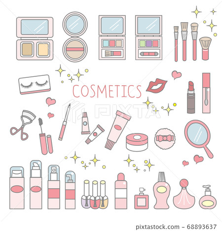 化妝品套裝粉紅色 68893637